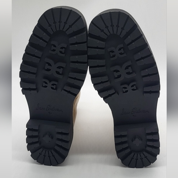 1071- Sam Edelman Laguna Chelsea Boots Sesame Color Genuine Leather Sz 9.5 NWT - Picture 9 of 12